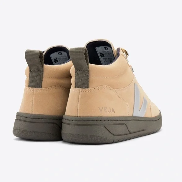 VEJA *NWT* Women’s Roraima Suede Desert Oxford Grey Khaki High Top Sneakers Sz 6 - Picture 15 of 16